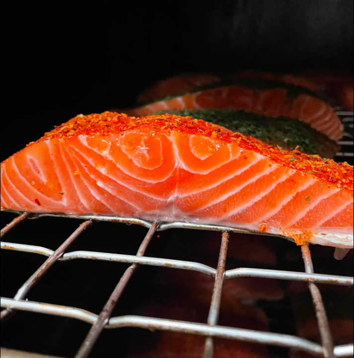 Dagens fisk på grillen