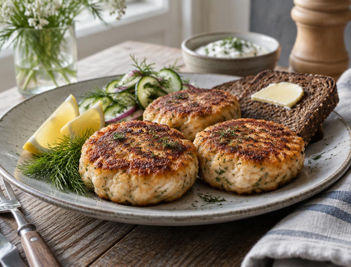 Sprøde fiskefrikadeller